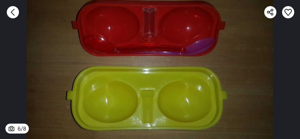 Набір  для мандрів.
Ланч - бокс, лотки для яєць для поїздки з рі