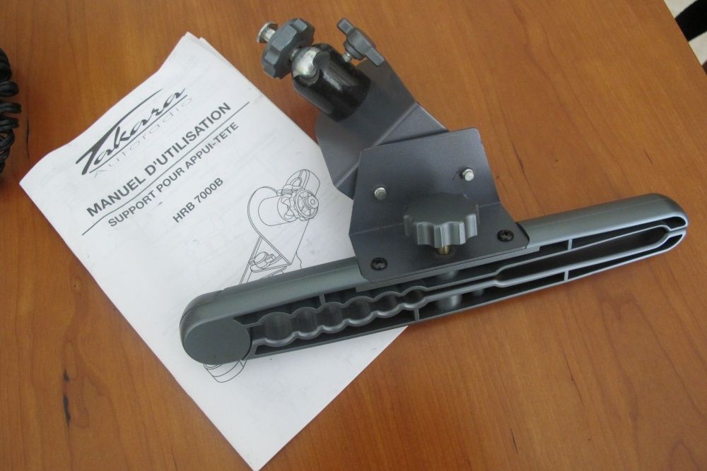 Leitor Dvd portátil para carro + suporte + 2 auriculares sem fio