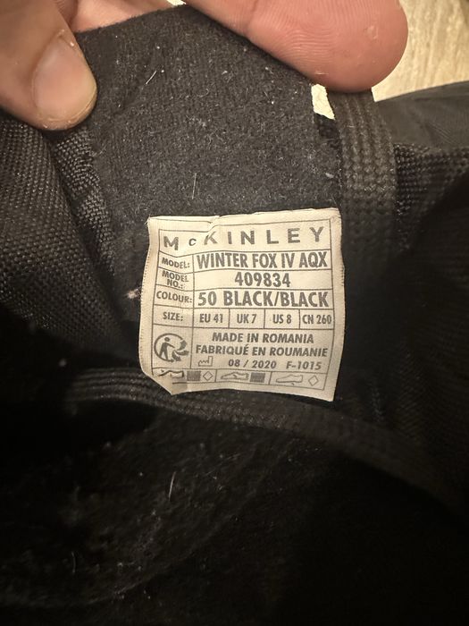Ботинки McKinley Winter Fox IV AQX с шипами