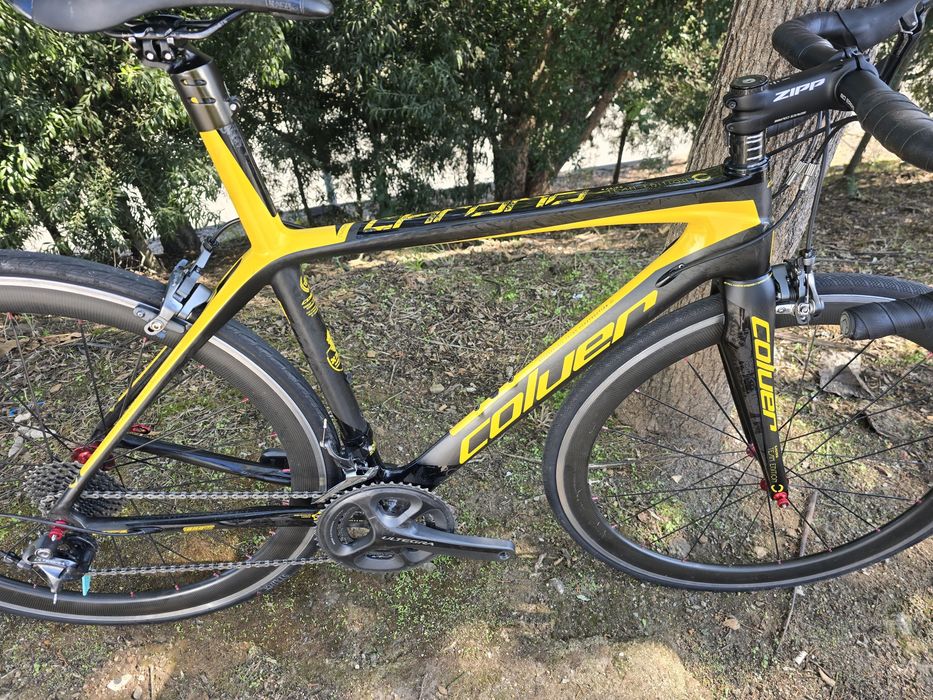 Bicicleta carbono ultegra e rodas carbono