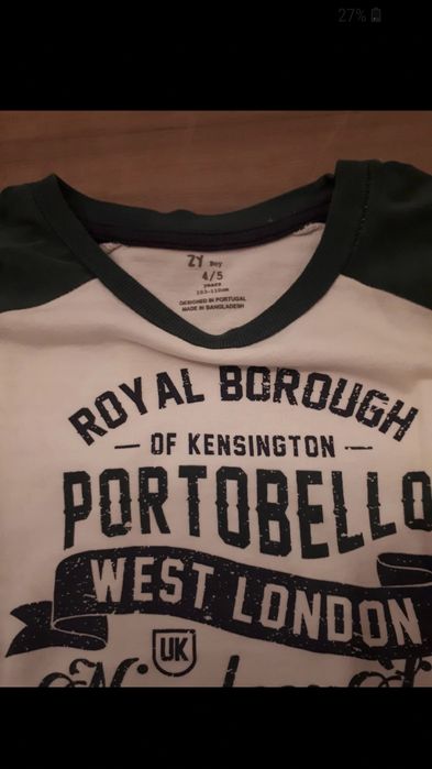 T-shirt de manga comprida de menino T.4/5 A Zippy