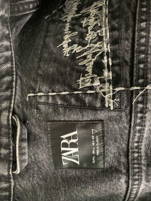 Стильна джинсова куртка ZARA p. L-M (EUR L, USA L, Mex 42)