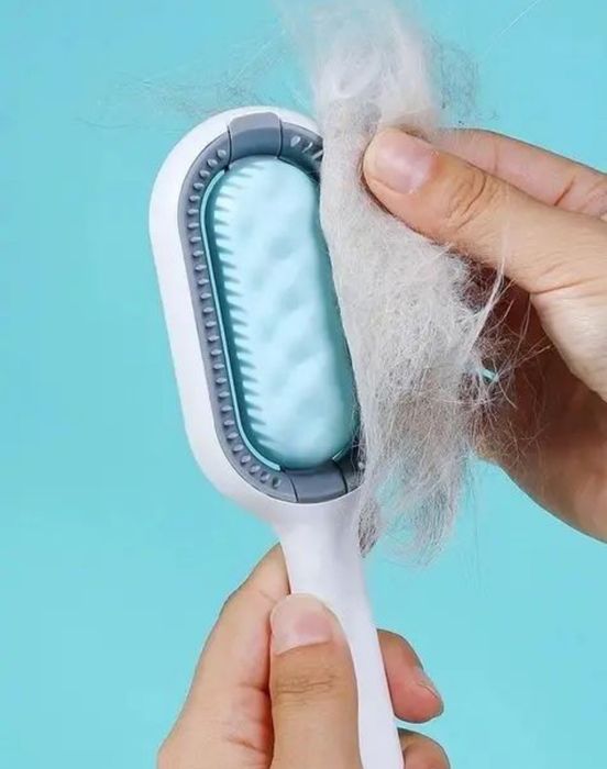 Щітка для вичісування собак та котів Pet Gravity 4B1 Pet Grooming Comb