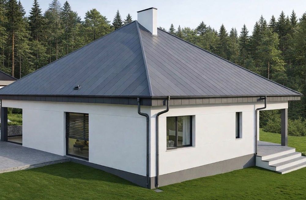 Dom modułowy / szkieletowy / prefabrykowany na sprzedaż – 172m2 w obrysie / 133 m² użytkowe