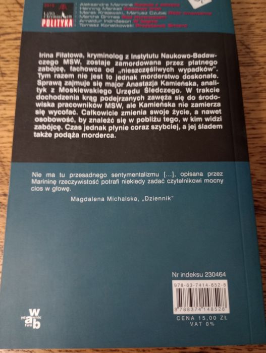Kolacja z zabójcą. Aleksandra Marinina