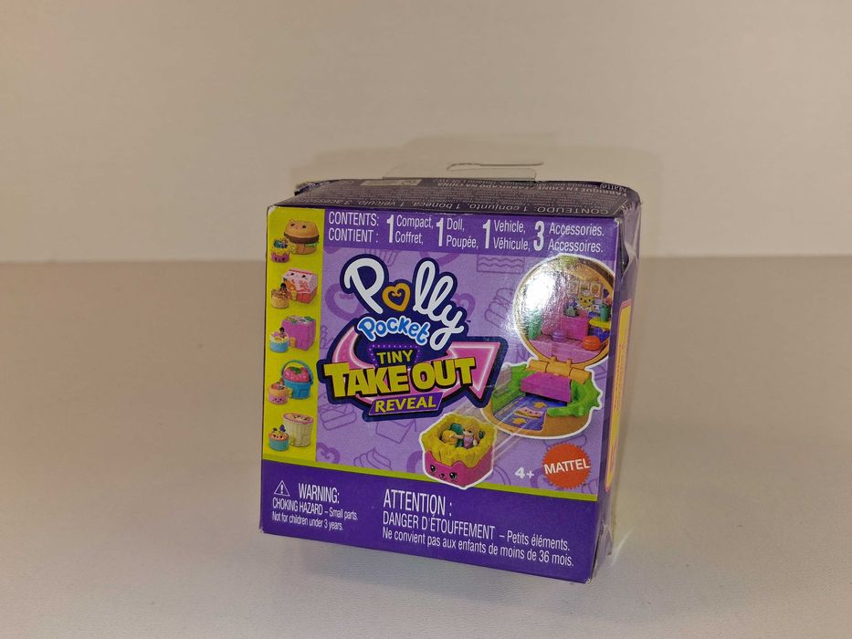 B042 Polly Pocket Tiny Takeout Reveal Niespodzianka Mattel NOWA