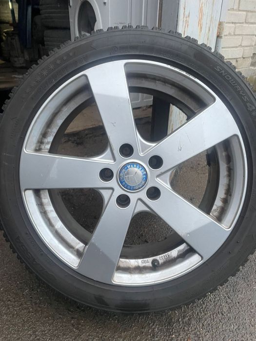 Диски dezent r17 5х112 з резиною зима зимова 225/45r17 Lassa 2020 рік
