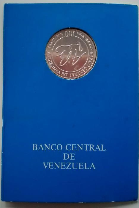 Moeda comemorativa do nascimento do Andrés Bello 1781 a 1981