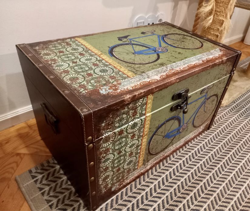 Baú Gato Preto vintage