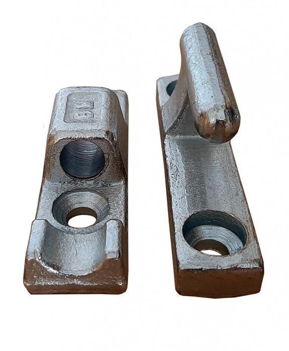 Zawias do burty aluminiowej L90 Bolec + gniazdo