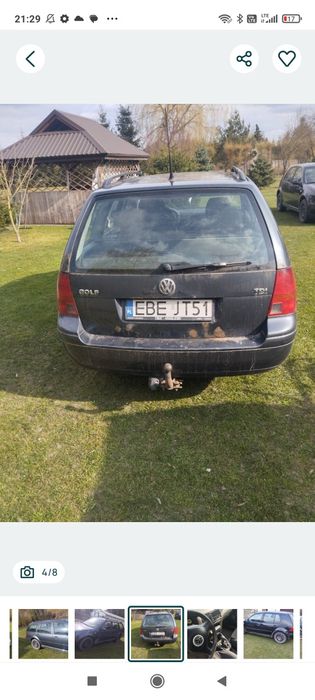 Golf 4 ważne opłaty sprawna klima , cały lub część i