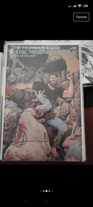 The Walking Dead - The Whisperer arc autografados com certificado