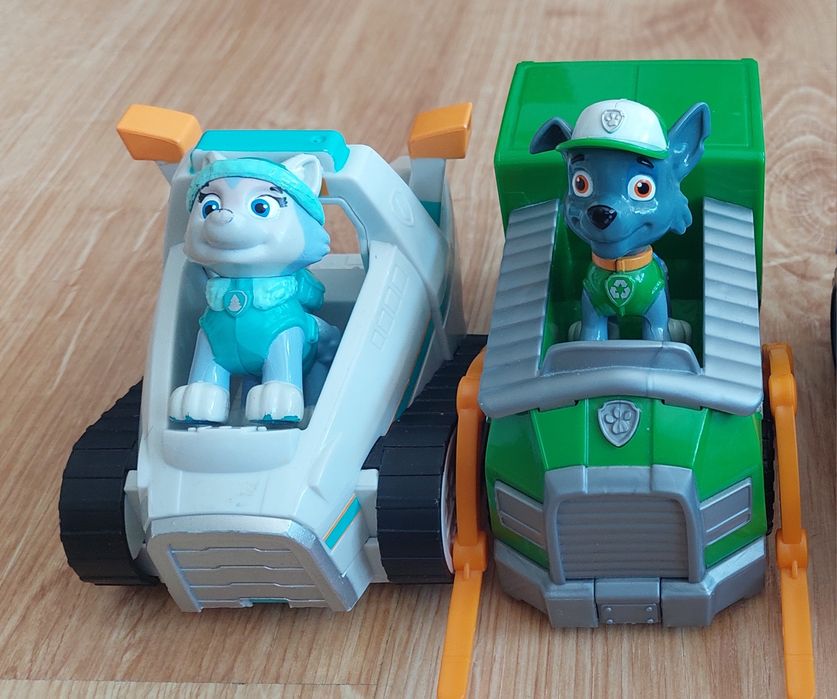 Psi Patrol 2 pojazdy + figurki Rocky Everest Spin Master