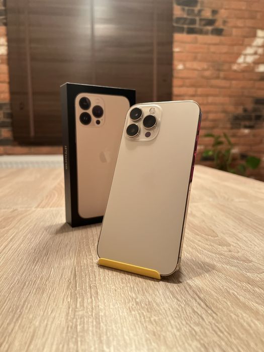 iPhone 13 Pro Max 128GB Gold 91% ori bateria! Idealny stan!