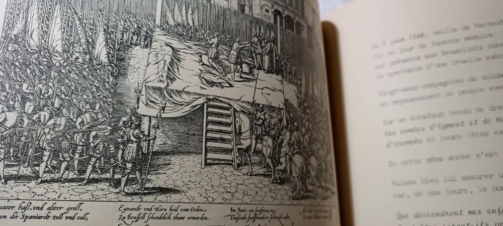 Antigo livro le journal de Bruegel do museu de arte da Bélgica