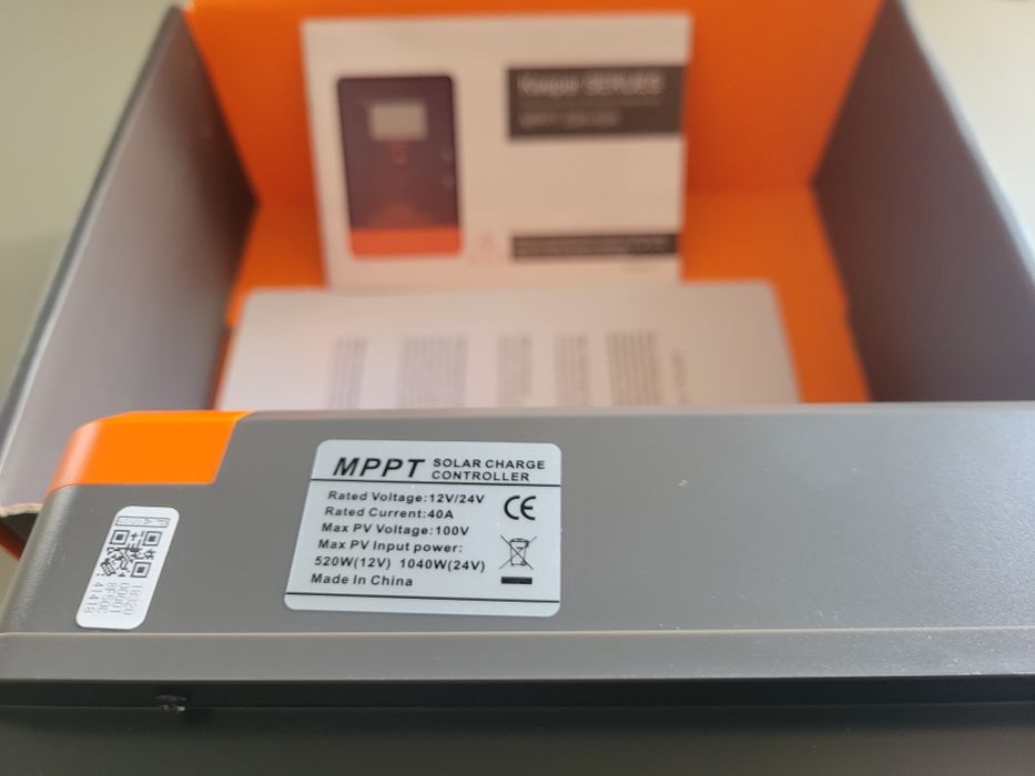 Controlador carga solar mppt 40ah