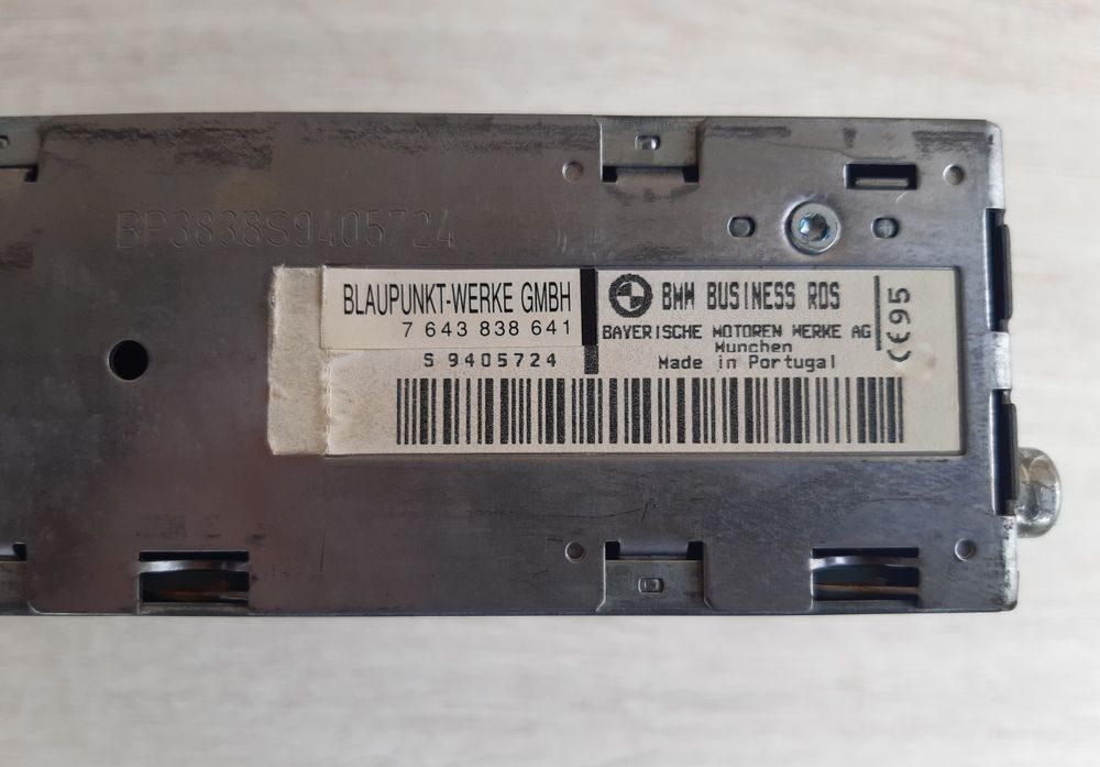 Автомагнитола на BMW E-38