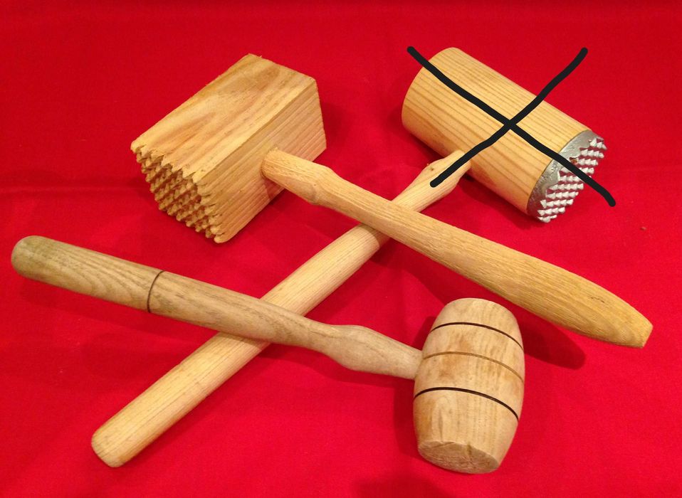 Utensílios de madeira