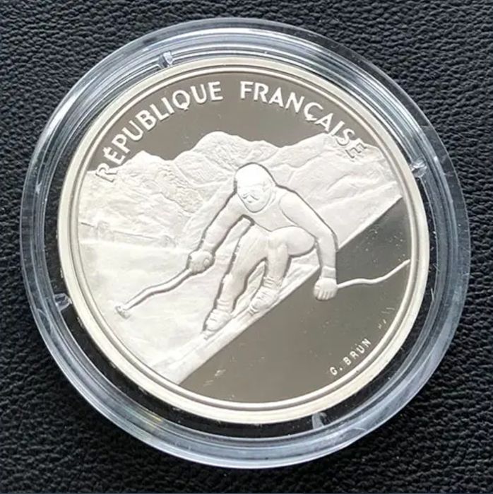 Набір монет 100 франків 1989 - 1992 року, Олімпійські ігри в Альбервіл