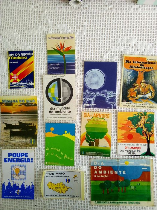 Autocolantes diversos dos anos 80 e 90