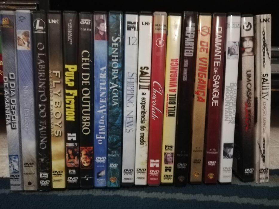 DVDs de filmes de diferentes géneros !!! Ver lista dos disponíveis