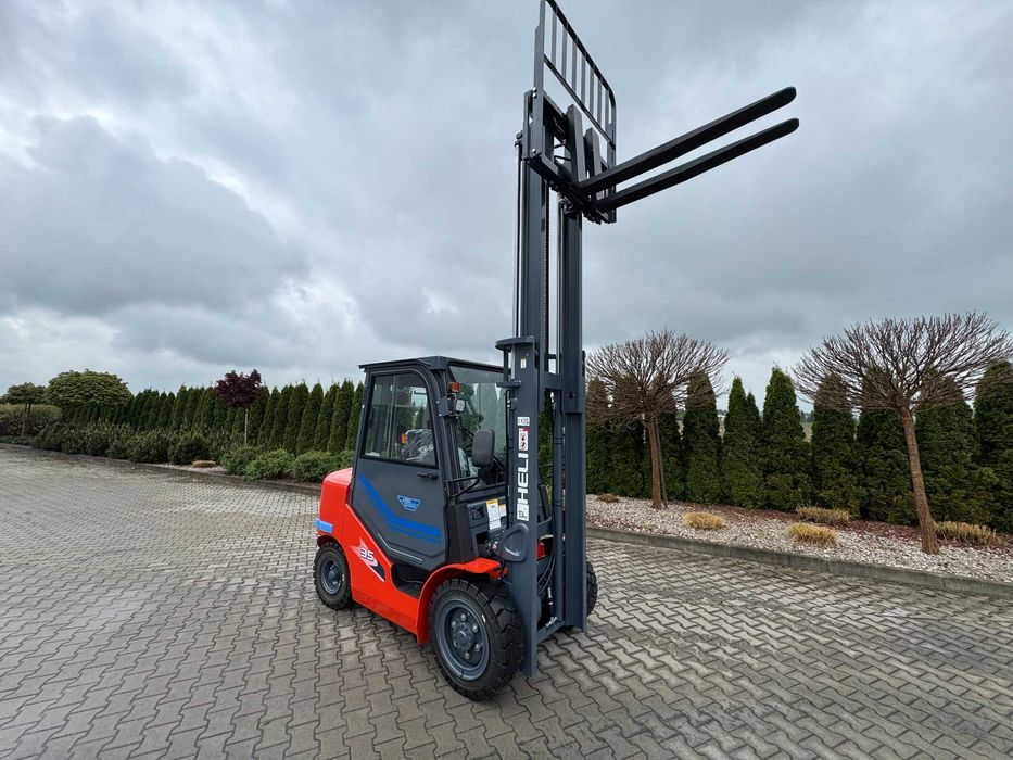 Wózek Widłowy Heli CPCD35-XC26H 3,5t 3,3m Duplex Pełna Kabina Diesel 2026