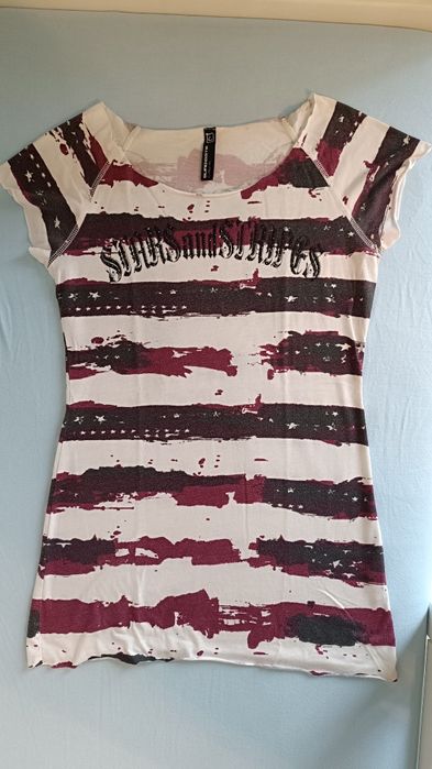 Bluzka skrzydła punk grundge
