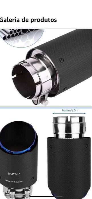 Ponteiras escapes lock akrapovic