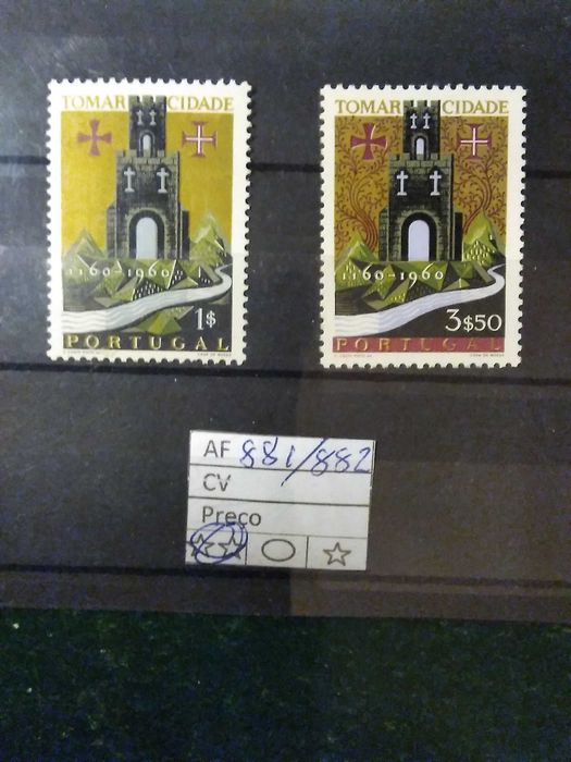 1962 8° Centenário Da Cidade de Tomar MNH **