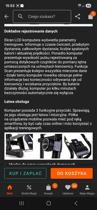 Orbitrek ZIPRO stan idealny