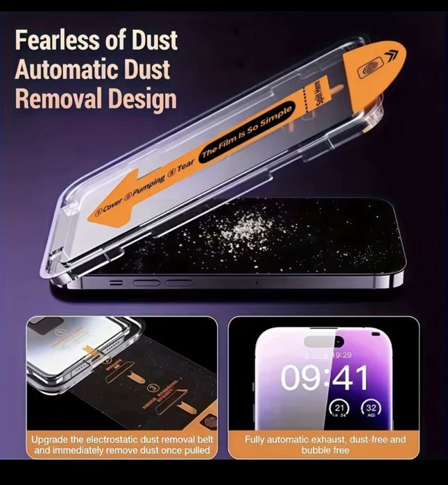 Vidro temperado transparente IPHONE 17 PRO (3pcs)