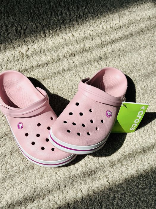 Crocs unisex, рожеві розмір 42, асболютно нові, жодного разу не одягали)