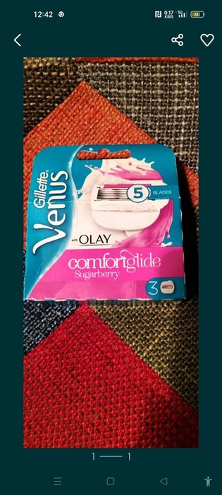 Ostrza do maszynki Gillette Venus Comfortglide Sugarberry,3 szt.