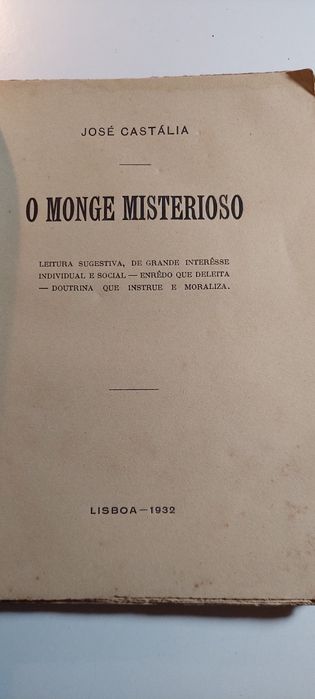 O Monge Misterioso - José Castália (1932)