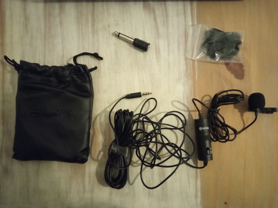Microfone de lapela Boya