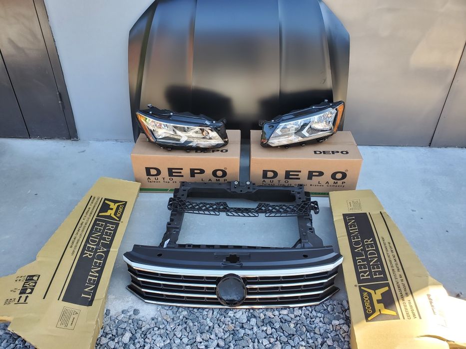 Губа спойлер бампера грязезащита VW Passat B7 B8 пасат б7 б8 USA