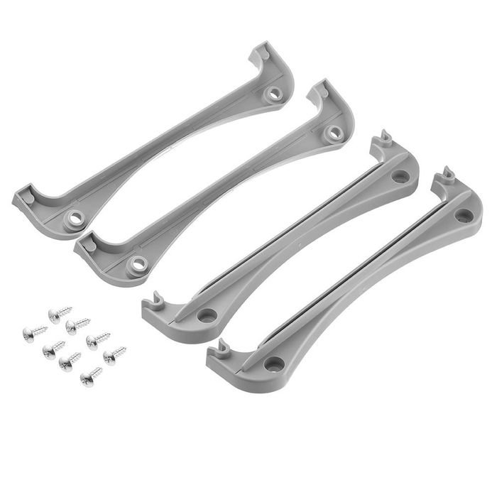 Сушка для посуды хром встраиваемая в шкаф (2 полки, 2 поддона)