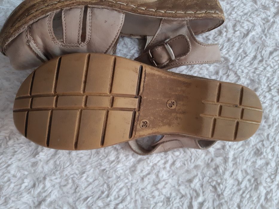 Buty sandały damskie Skóra 36
