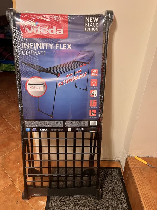 Suszarka  na pranie Vileda Infinity Flex Ultimate (Black Edition).