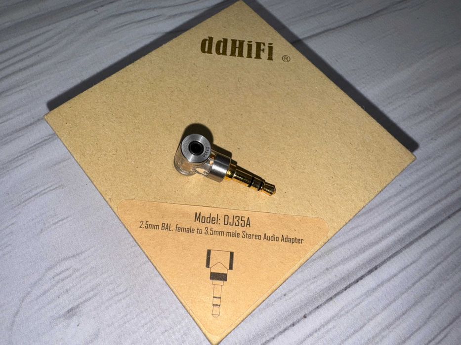 Адаптер DD HiFi DJ35A (2.5mm balanced to 3.5mm) перехідник ddhifi