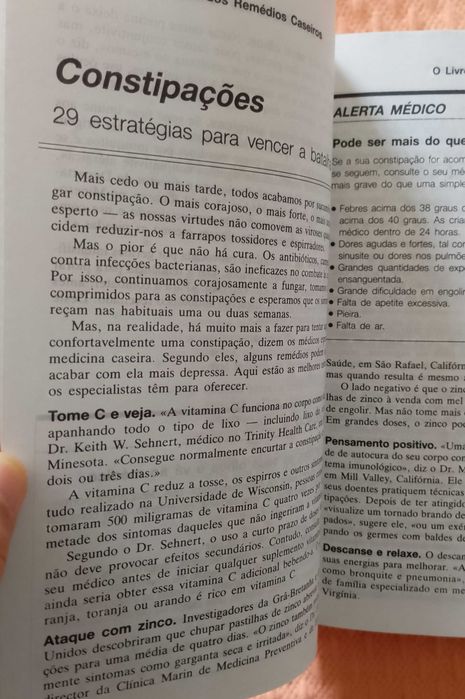 O livro médico dos remédios caseiros, Vários