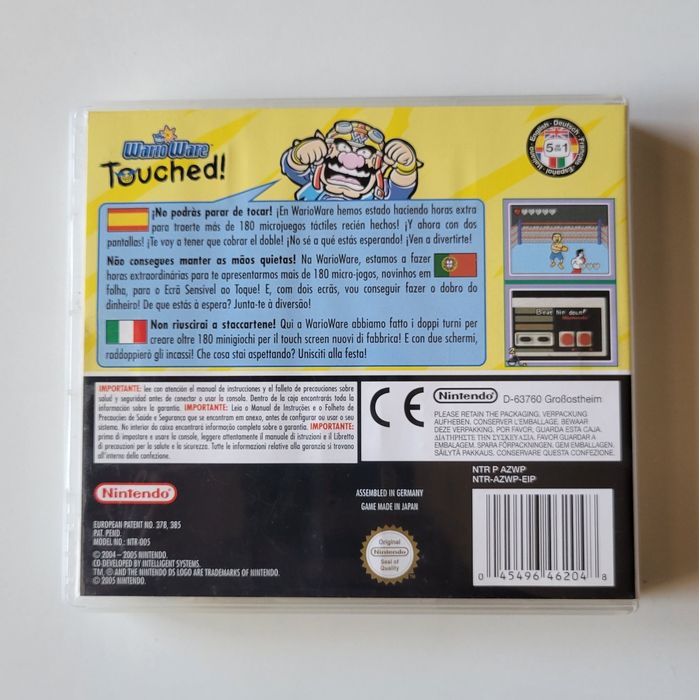 Wario Ware Touched DS pal pt [muito bom estado]