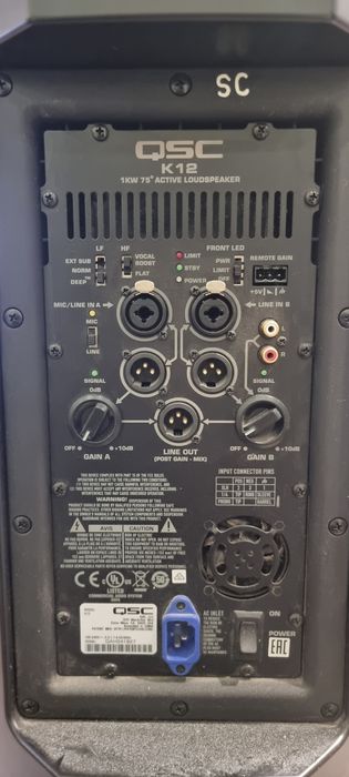 Продам активную акустику QSC K12