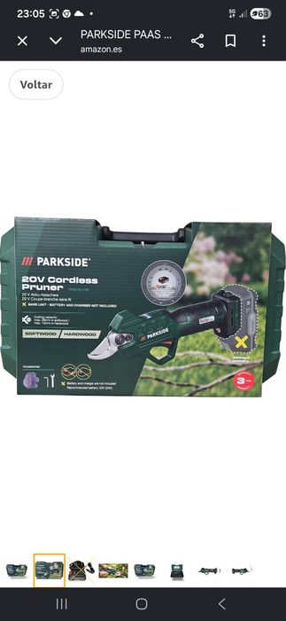 Tesoura poda parkside - Artigo novo