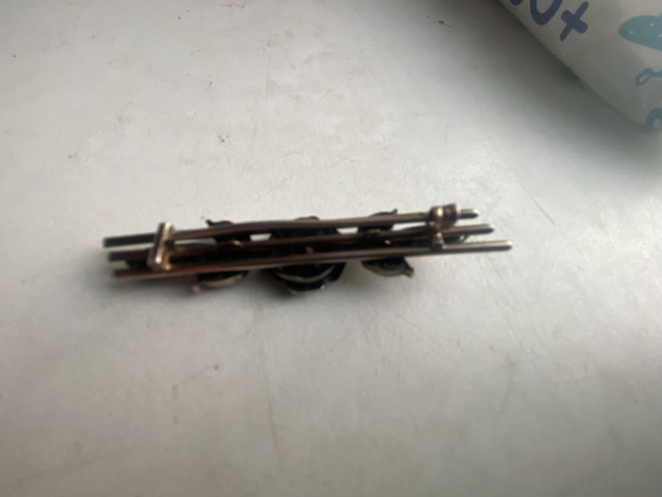 Серебряная брошка 875 проба АМЮ 8