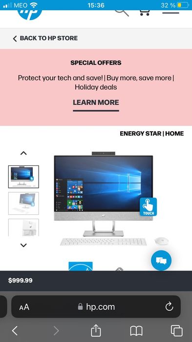 HP Pavilion All-in-One 24-rOxx de segunda mão