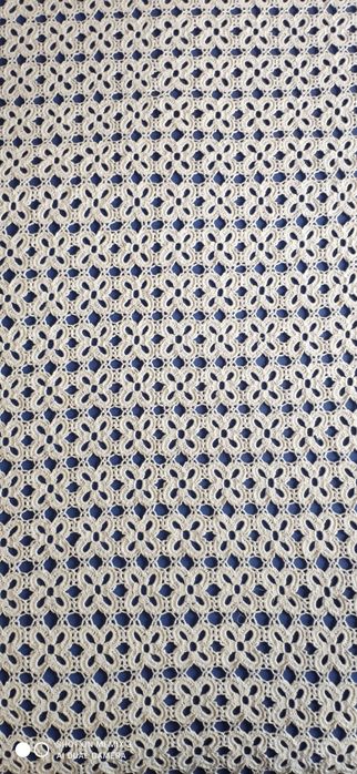 Colcha de crochê vintage