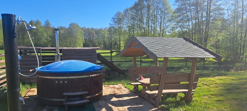 Domek letniskowy nad rzeką Wel