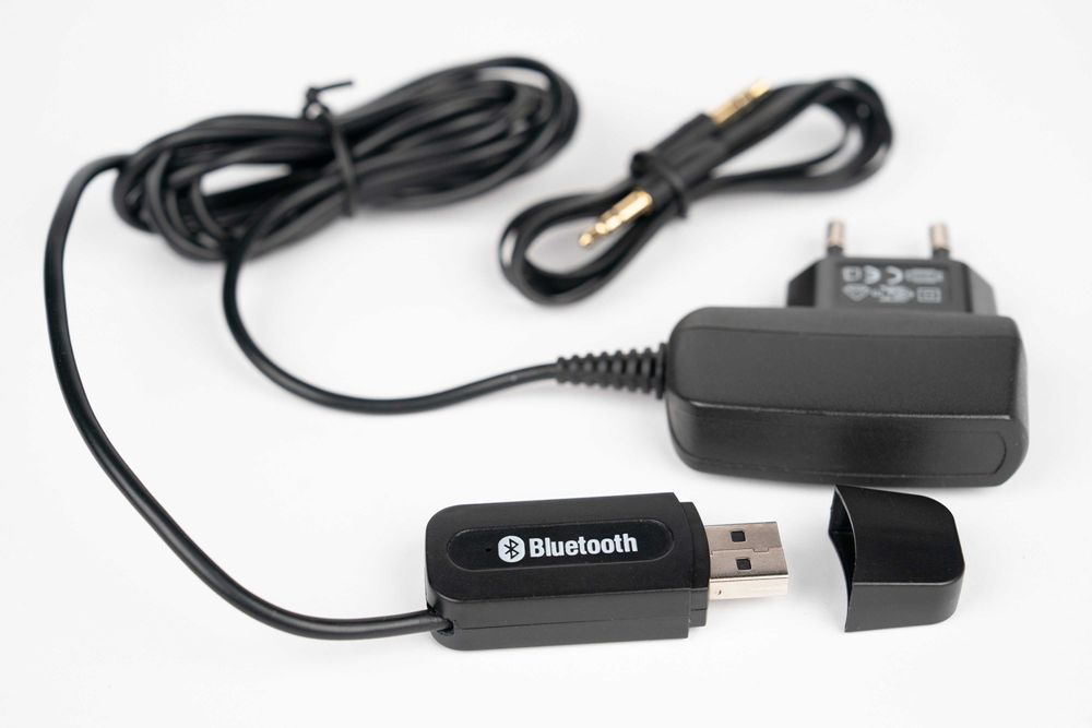 Bluetooth адаптер AUX 3.5мм USB аудіо ресивер безпровідний блютуз з БЖ