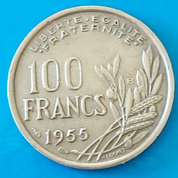 100 Francos de 1955 *B*, de França